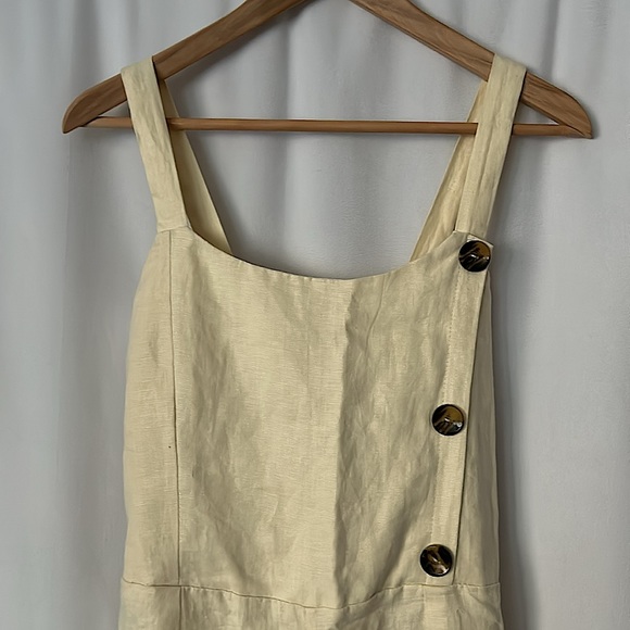 Faithfull the Brand NWT Cream Sainte Marie Pants Jumpsuit **Size 6**🌸🌸 - Picture 5 of 7